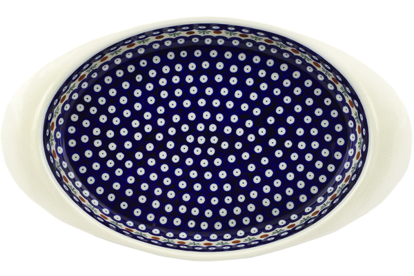 Oval Baker with Handles 17"