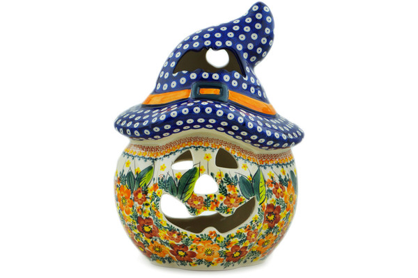 Jack O Lantern Candle Holder 14"