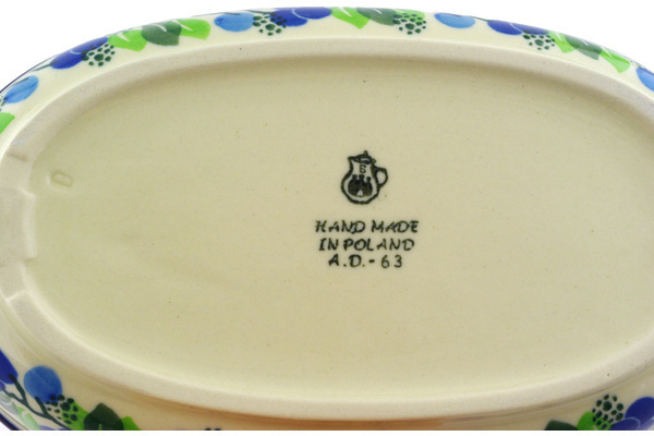 Oval Baker with Handles 9"