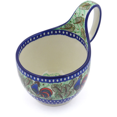 Bowl with Loop-Handle 6"