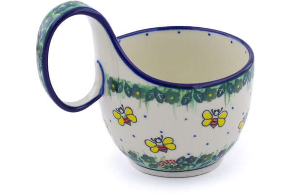 Bowl with Loop-Handle 6"