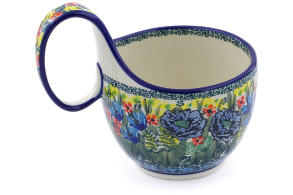 Bowl with Loop-Handle 6"