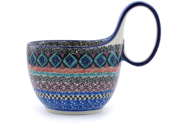 Bowl with Loop-Handle 6"