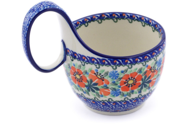 Bowl with Loop-Handle 6"