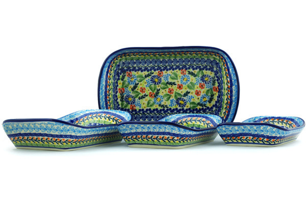 Set of 4 Rectangular Bakers 11"