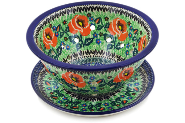 Colander with Plate 8"