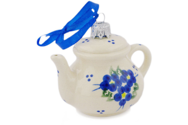 Teapot Ornament 3"