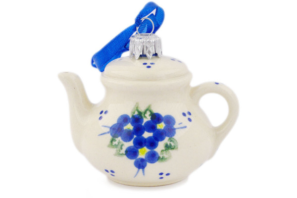 Teapot Ornament 3"