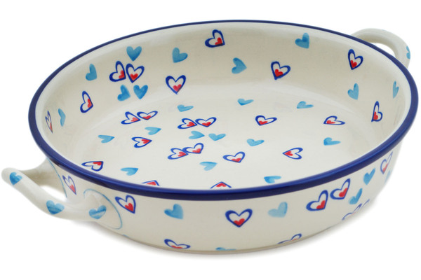 Round Baker with Handles 11"