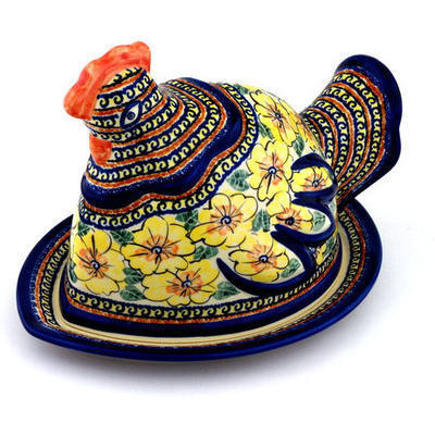 Dish with Hen Cover 14"