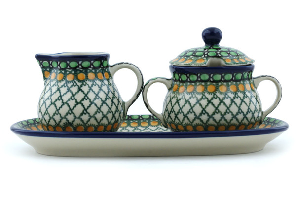 Sugar and Creamer Set 10"