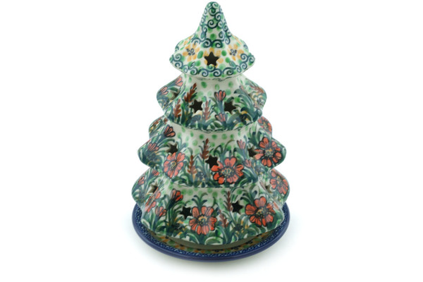 Christmas Tree Candle Holder 8"