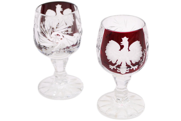 Crystal Shot Glass Set of 2 3"