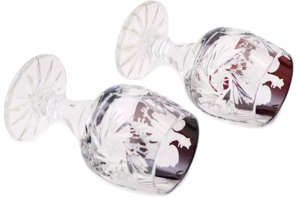 Crystal Shot Glass Set of 2 3"