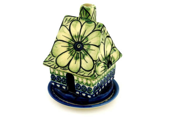 House Shaped Candle Holder 5"