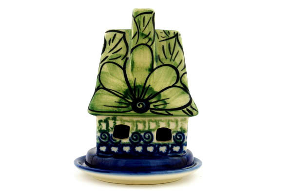 House Shaped Candle Holder 5"