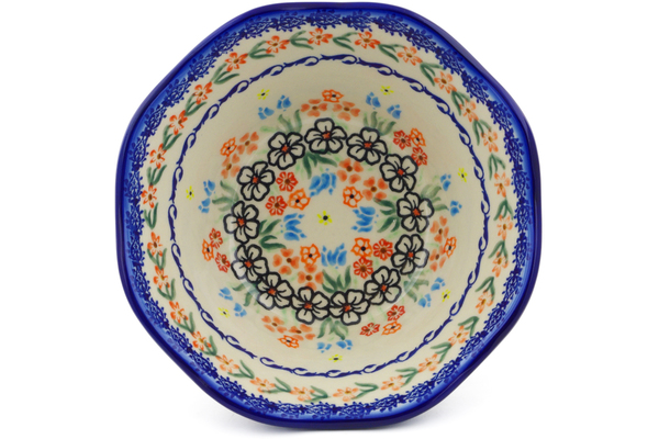 Scalloped Fluted Bowl 7"