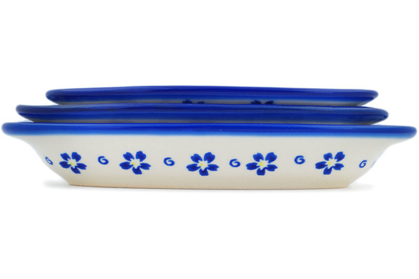 Condiment set of 3 nesting dishes: 7¼-inch, 6½-inch, 5¾-inch