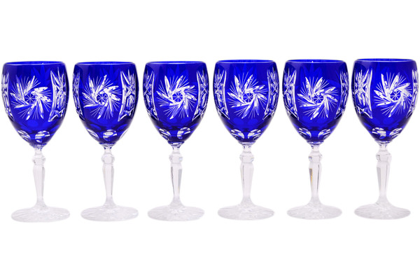 Crystal Wine Glass Set of 6 7"