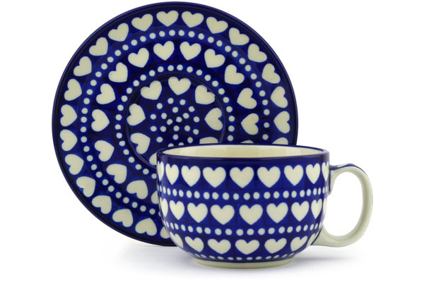 Cup with Saucer 13 oz