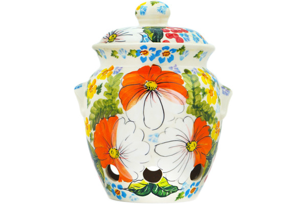 Garlic and Onion Jar 7"