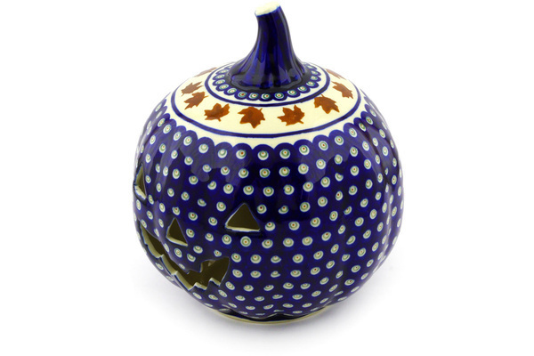 Jack O Lantern Candle Holder 9"