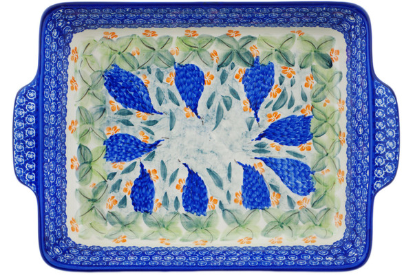 Rectangular Baker with Handles 15"