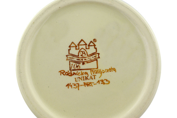 Jar with Lid and Handles 8"