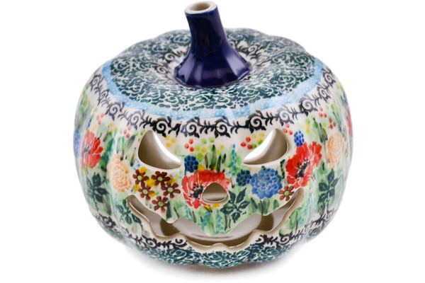 Jack O Lantern Candle Holder 6"