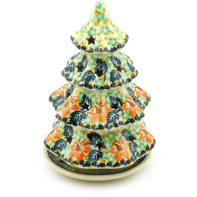 Christmas Tree Candle Holder 8"