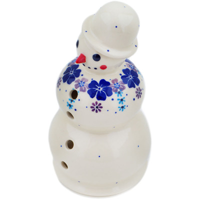 Snowman Candle Holder 6"