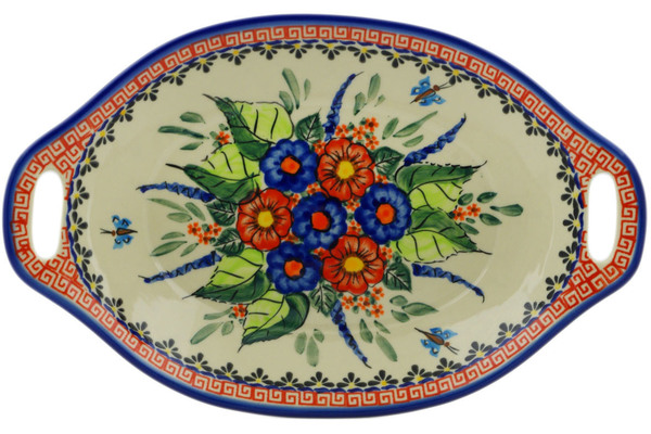 Bowl with Handles 13"