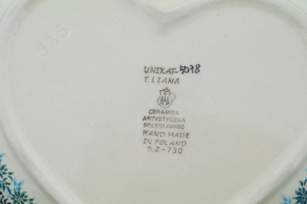 Heart Shaped Platter 9"