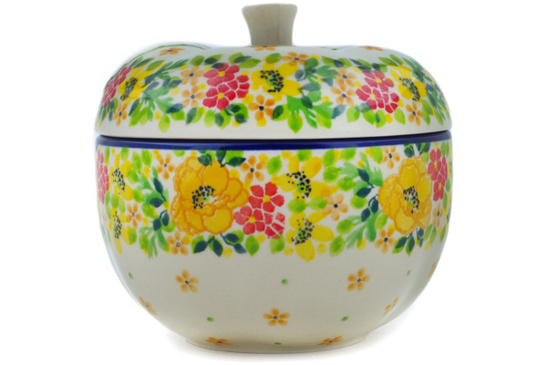 Apple Shaped Jar 5"