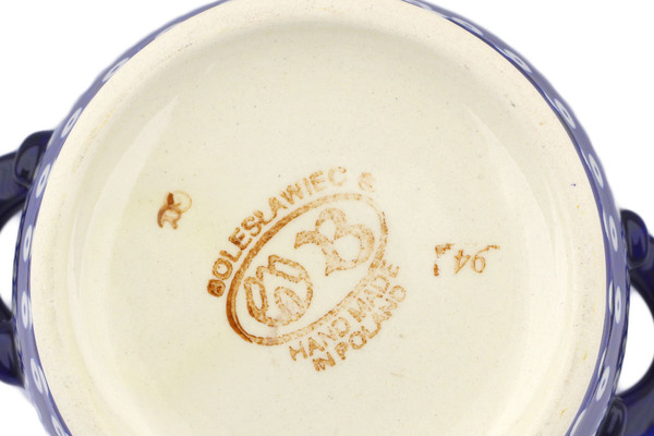 Jar with Lid and Handles 7"