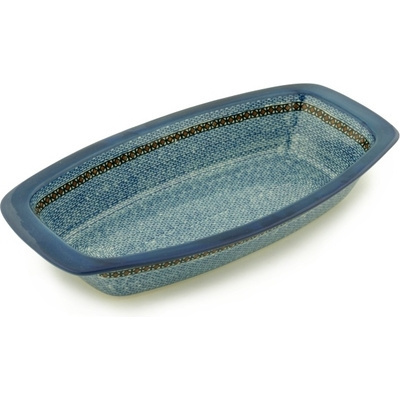 Oval Baker with Handles 14"