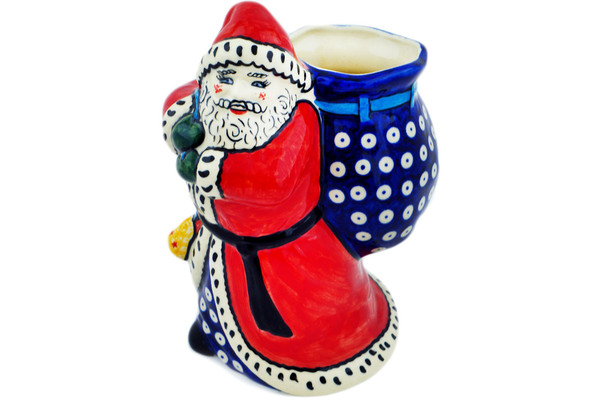 Santa Shaped Jar 9"