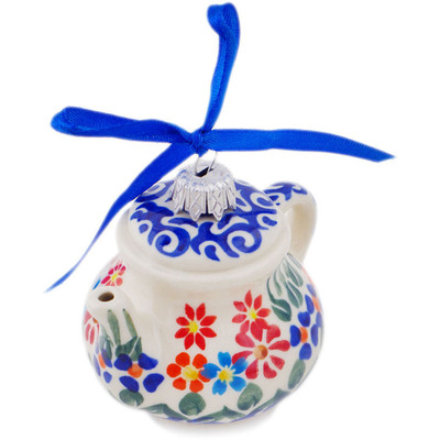 Teapot Ornament 3"