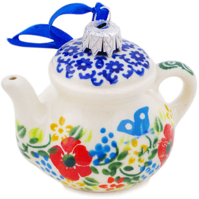 Teapot Ornament 3"