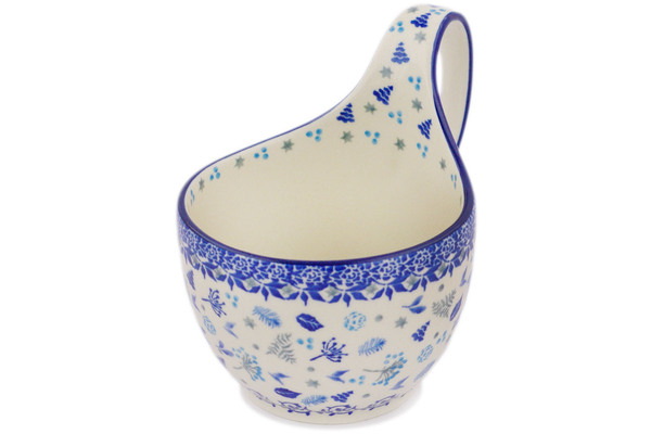 Bowl with Loop-Handle 6"