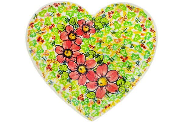 Heart Shaped Platter 10"