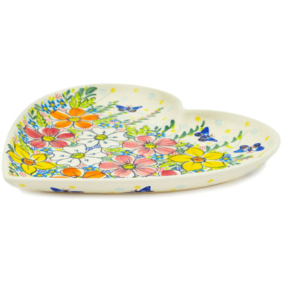 Heart Shaped Platter 10"