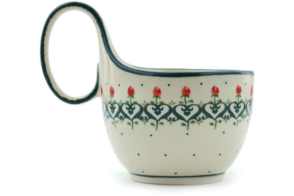 Bowl with Loop-Handle 6"