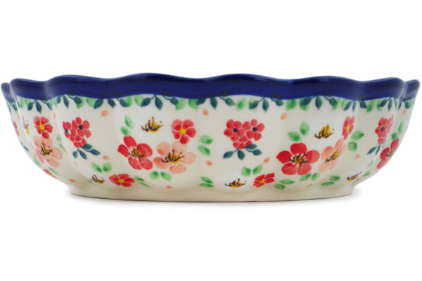 Scalloped Fluted Bowl 8"