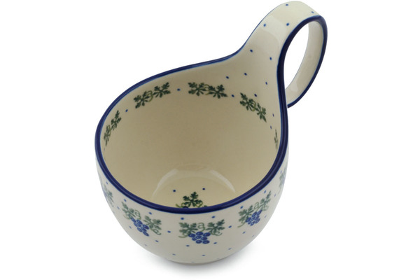 Bowl with Loop-Handle 6"