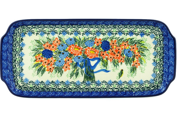 Platter with Handles 13"