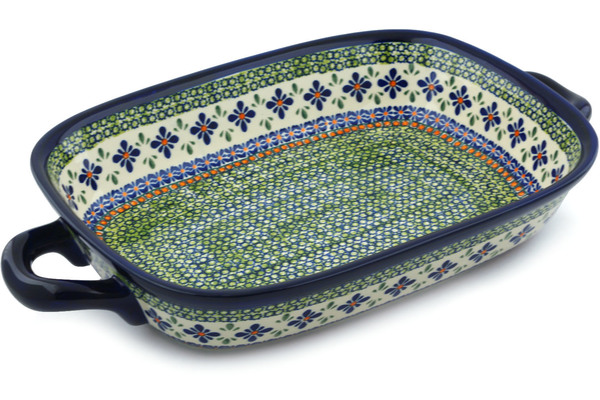 Rectangular Baker with Handles 18"