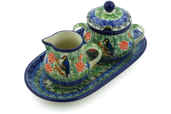 Sugar and Creamer Set 10"