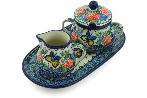 Sugar and Creamer Set 10"