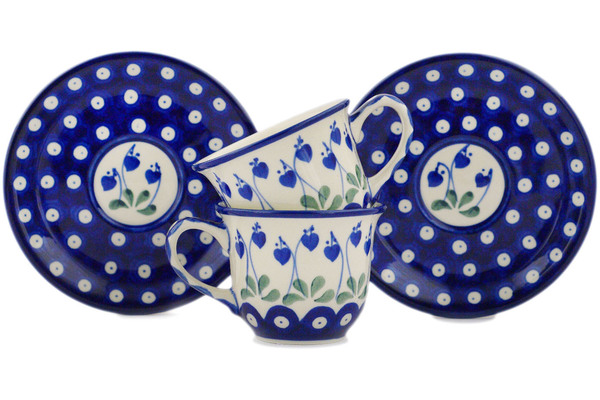 Set of Two Cups and Saucers